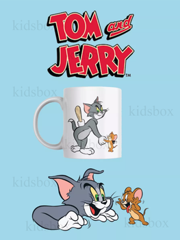 Кружка Том и Джерри с принтом керамическая чашка Tom and Jerry 330 мл Uk_107