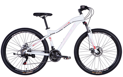 Велосипед AL 27.5" Formula ALPINA DD FR рама 16" біло-рожевий