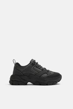 Кросівки масивні Zara 41 чорний 2304/520/800