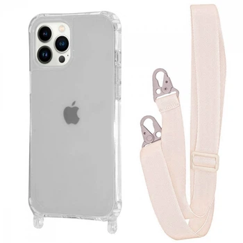 Чехол с ремешком WAVE Clear Case with Strap для Apple iPhone 14 Pro Max transparent
