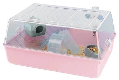 Клітка для хом'яків та гризунів Ferplast Mini Duna Hamster 55х39х27 см. Рожева (57075499)