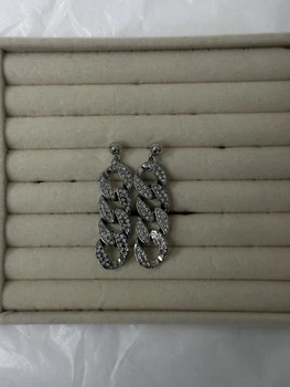 Сережки вечірні святкові весільні зі стразами камінцями кульчики ( 2437092006)