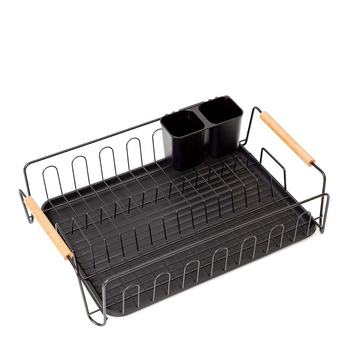 Сушилка для посуды Homla PLYSTRE 49x33х12 см Черный (165049)