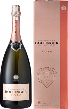 Шампанское Champagne Bollinger Rose розовый брют 1.5 л 12.5% в подарочной коробке (3052853078832)