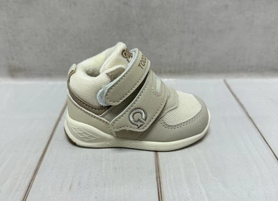 Детские высокие кроссовки хайтопы Jong Golf утепленные бежевые 21 13.5 см