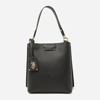 Сумка хобо жіноча U.S. Polo Assn 27A348-AA00A(Black) Чорна (786662195536)