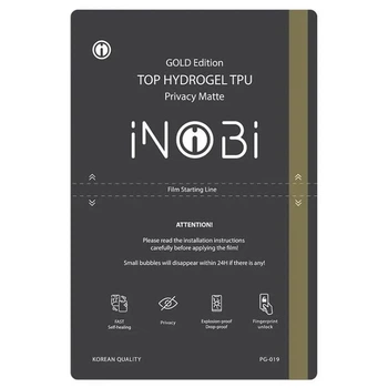 Защитная гидрогелевая пленка iNobi Gold для Infinix Note 50 Pro матовая антишпион (3851975)
