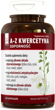 Suplement diety AZ Medica A-Z Kwercetyna Odporność 60 kapsułek (5903560624288)