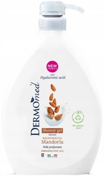 Гель для душа DermoMed Карите и миндаль, 1 л