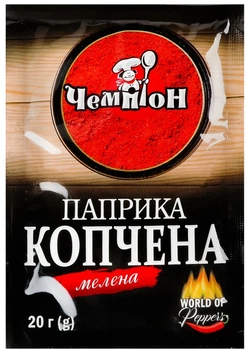 Паприка копченая Чемпион молотая, 20 г