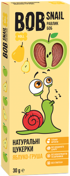Натуральні цукерки Bob Snail Яблуко-груша, 30 г