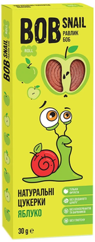 Натуральні цукерки Bob Snail Яблуко, 30 г