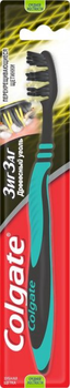 Зубна щітка Colgate ZigZag Charcoal середньої твердості, 1 шт