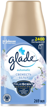 Сменный баллон к автоматическому освежителю воздуха Glade Свежесть белья, 269 мл