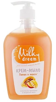 Жидкое крем-мыло Milky Dream Папайя и манго, 1 л
