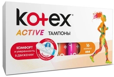 Гигиенические тампоны Кotex Active Normal, 16 шт