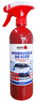 Розморожувач скла та замків Nowax Windshield De-Icer, 750 мл
