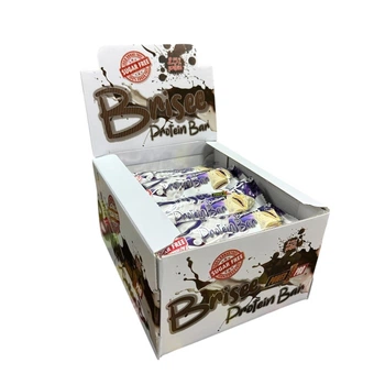 Блок батончиков Power Pro Brisee Protein Bar 25% Sugar Free, 20*55 грам - Смородина