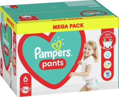 Подгузники - трусики Pampers Pants Размер 6 (15+ кг), 84 шт