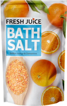 Соль для ванны Fresh Juice Сицилийский апельсин и клементин 500г