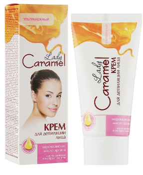 Крем для депіляції обличчя ультраніжний Lady Caramel 50 мл