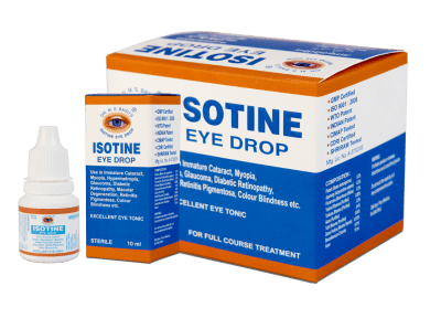 Натуральна добавка Очні краплі Айсотін 10 мл Isotine eye drop