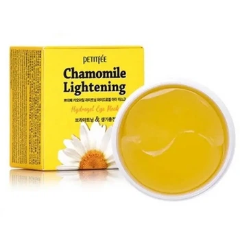 Патчи увлажняющие тонизирующие с экстрактом ромашки Petitfee Chamomile Lightening Hydrogel Eye Patch 60 шт