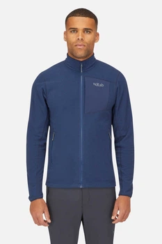 Мужская флисовая кофта Rab Tecton Jacket L Темно-синій