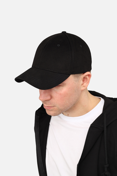 Бейсболка чоловіча 59-60 колір чорний No Brand ЦБ-00271997