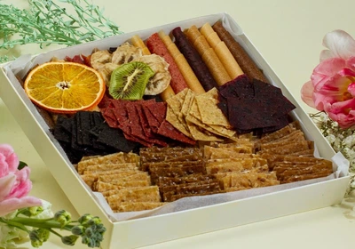 Подарунковий набір з пастили FRUIT SNACK АСОРТІ 450г