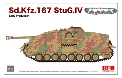 Збірна модель 1/35 САУ Sd.Kfz.167 StuG IV раннього виробництва RFM RM-5060