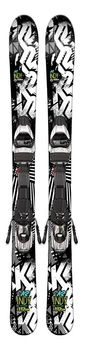 Лижі гірські комплект для підлітків K2 INDY+MOD 4.5 FASTRAK II S 200-285 112см Grey/black/white (1050806.110.1+1021019.109.1)