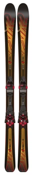 Лижі гірські комплект K2 IKONIC 80+M3 12 TC 177см Black/red/gold (1050005.140.1+1051106.140.1)