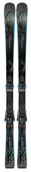 Лижі гірські комплект K2 AMP VELOCITY+M3 11 TC 165см Grey/black/blue (1050002.140.1+1051107.140.1)