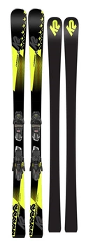 Лижі гірські комплект K2 CHARGER+M3 11 TCX LIGHT QUIKCLIK 175см Black/yellow/grey (10C0003.242.1+10C1004.142.1) O