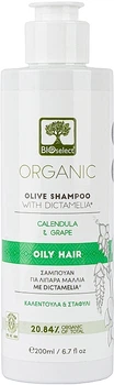 Шампунь с Диктамелией и красным виноградом - BIOselect Olive Shampoo For Oily Hair 200ml (49029-31155765)