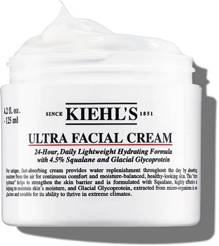 Увлажняющий крем со скваланом для всех типов кожи лица - Kiehl's Ultra Facial Cream 125ml (470249-39460119)