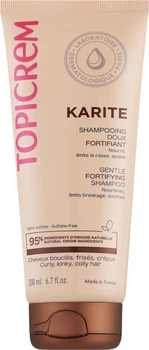М'який зміцнювальний шампунь для волосся з маслом ши - Topicrem Karite Gentle Fortifying Shampoo 200ml (1182137-20314544)