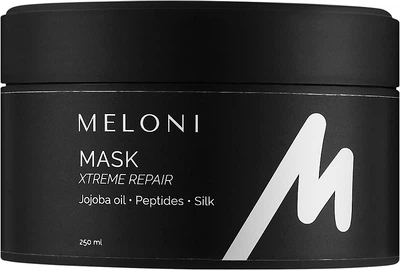 Відновлювальна маска з пептидами та олією жожоба - Meloni Xtreme Repair Mask 250ml (1434544-31162172)
