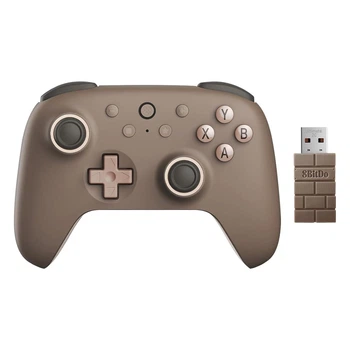 Бездротовий геймпад 8bitdo Ultimate 2C Brownie з ефектом Холла для Windows 10, 11, Android, Steam Deck