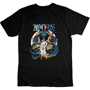 Чоловіча футболка з аніме принтом Ван Піс. One piece S Чорна (onepieceF-00-007-S)