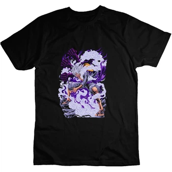 Чоловічі футболки з аніме принтом Ван Піс. One piece XL Чорна (onepieceF-00-013-XL)