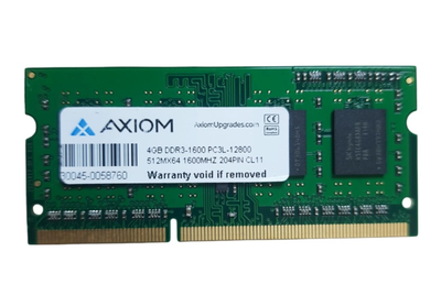 Оперативная память 4 ГБ, DDR3L, для ноутбуков, Axiom (1600 МГц, 1.35 В, CL11) Б/У