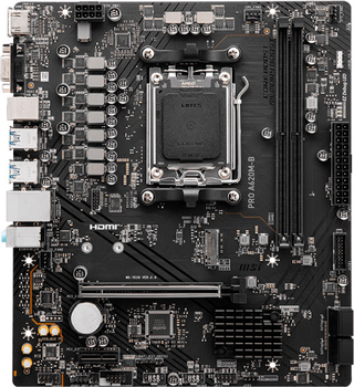 Материнская плата MSI PRO A620M-B (sAM5, AMD A620, PCI-Ex16) (7E28-017R)