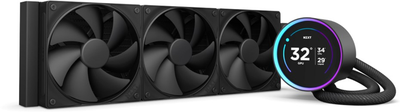 Система жидкостного охлаждения NZXT Kraken Elite 360 мм AIO liquid cooler w/Display Radiator Fans Black (RL-KN36E-B2)