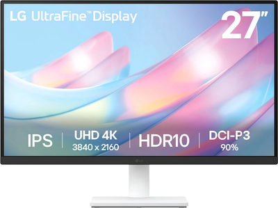 Монітор 27" LG UltraFine 27US500-W