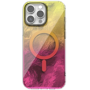 Яскравий чохол Shiny Mountain (Блискуча гора) для Apple Айфон 13 Pro Yellow / Pink