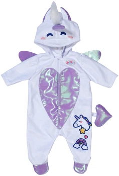 Ubranko dla lalki Baby Born Kombinezon jednorożca 43 cm 838266 (4001167838266)