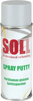 Шпатлевка (SOLL) распылительная Spray Putty 0,4л. (серая) (S700023)