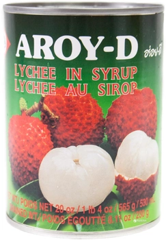 Плоды Личи в сиропе Aroy-D 565 г (016229000561)